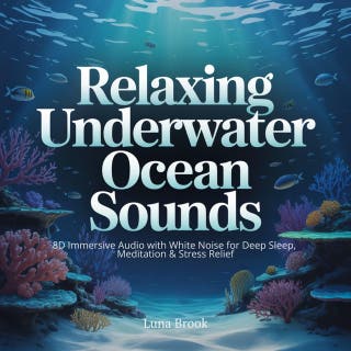 Relaxing Underwater Ocean Sounds: 8D Immersive Audio with White Noise for Deep Sleep, Meditation & Stress Relief