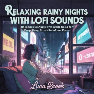 Relaxing Rainy Nights with Lofi Sounds: 8D Immersive Audio with White Noise for Deep Sleep, Stress Relief and Focus