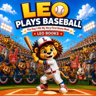 Leo Plays Baseball: The Day I Hit My Very First Home Run!"