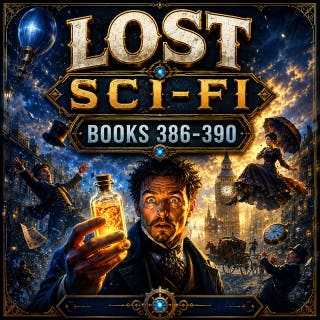 Lost Sci-Fi Books 386 thru 390: Legendary Stories from Wells, Asimov, Lovecraft, Tenn, and DeFord