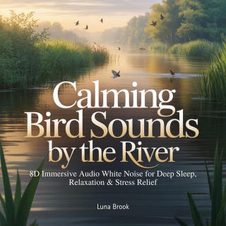 Calming Bird Sounds by the River: 8D Immersive Audio White Noise for Deep Sleep, Relaxation & Stress Relief