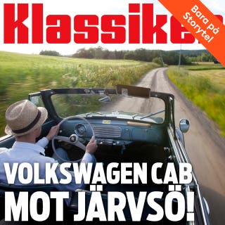 Volkswagen cab mot Järvsö
