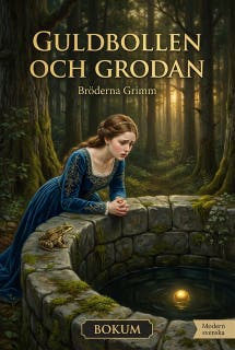 Guldbollen och grodan : Saga