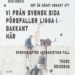 Det är något genant att vi från svensk sida förefaller ligga i bakkant här : Sverige efter Afghanistans fall