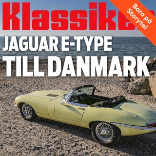 Jaguar E-Type till Danmark