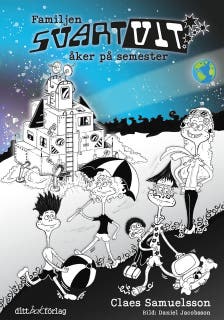 Familjen Svartvit åker på semester