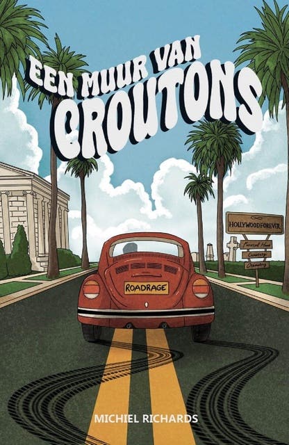 Een muur van croutons