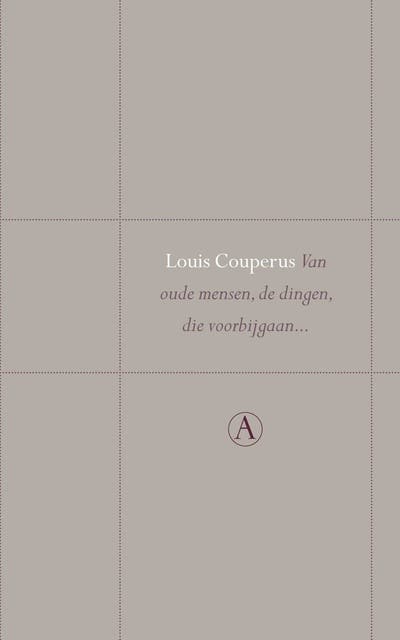 Van oude mensen, de dingen, die voorbijgaan