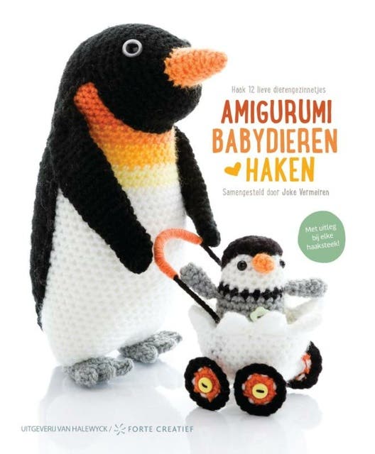 Amigurumi babydieren haken: haak 12 lieve dierengezinnetjes