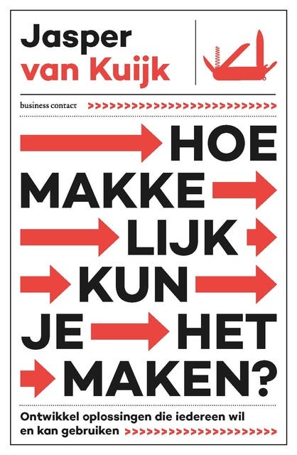 Hoe makkelijk kun je het maken?: Ontwikkel oplossingen die iedereen wil en kan gebruiken