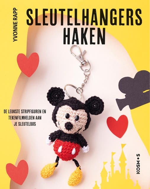 Sleutelhangers haken: De leukste stripfiguren en tekenfilmhelden aan je sleutelbos